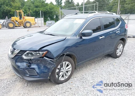 2016 Nissan Rogue Sv из США, поврежденный, VIN KNMAT2MT7GP656371